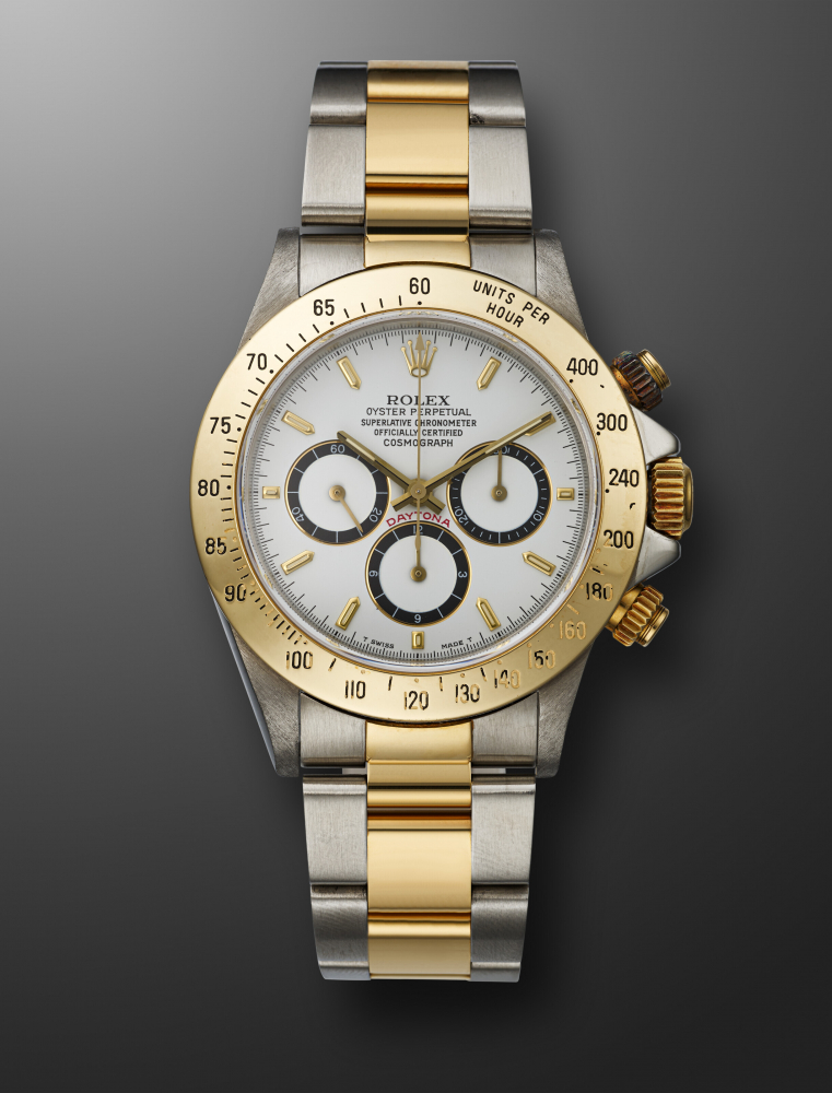 ROLEX, STAINLESS STEEL AND YELLOW GOLD CHRONOGRAPH 'DAYTONA', REF. 16523" -