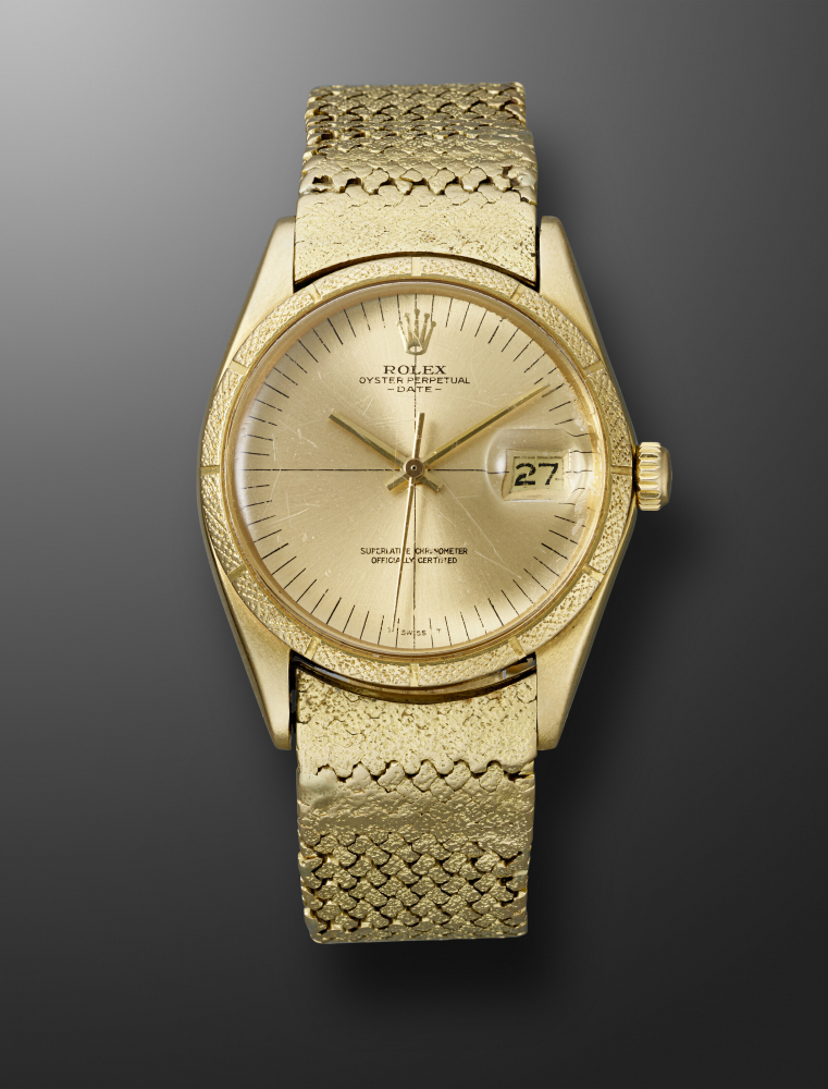 ROLEX, YELLOW GOLD 'OYSTER PERPETUAL DATE ZEPHYR', REF. 1510" -