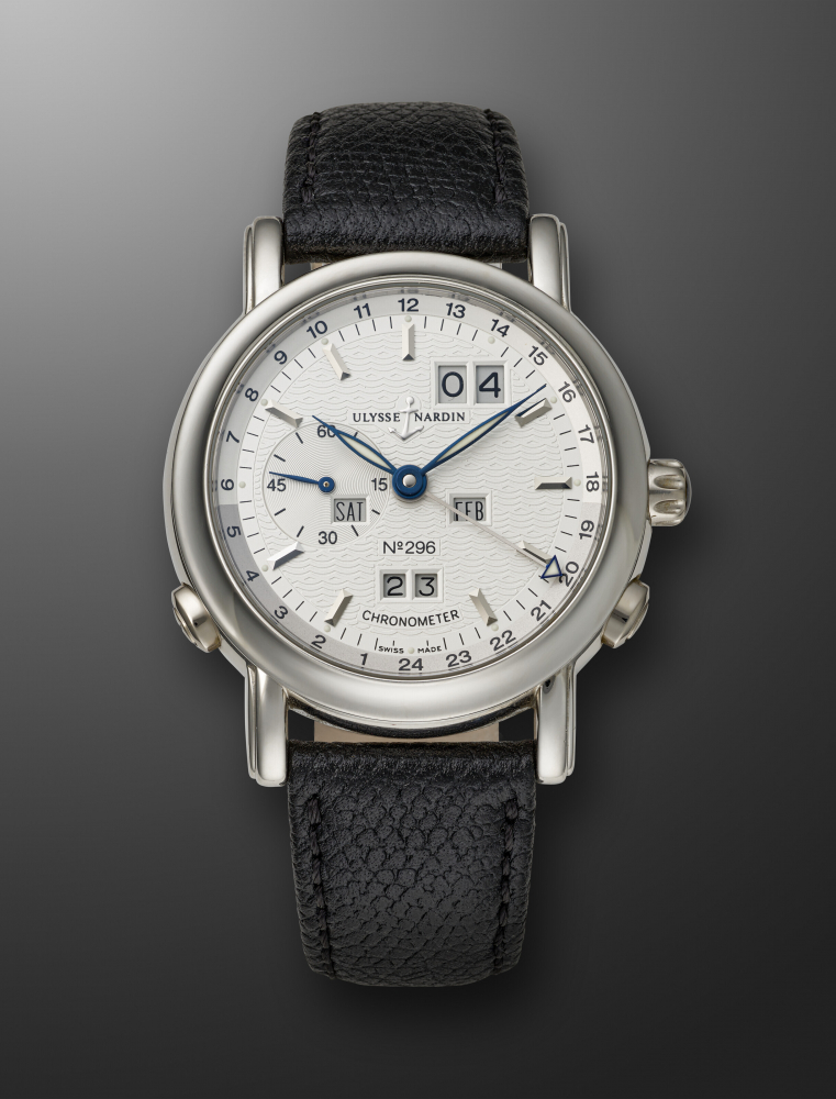 ULYSSE NARDIN, LIMITED EDITION PLATINUM PERPETUAL CALENDAR DUAL TIME, REF. 329-80" -