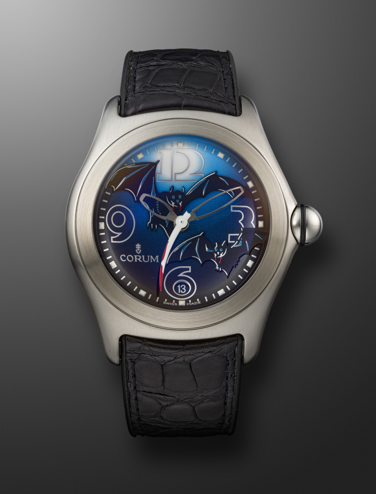 CORUM, LIMITED EDITION STAINLESS STEEL 'BUBBLE BAT', REF. 82.150.20" -