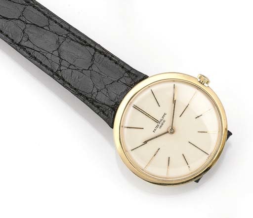 PATEK PHILIPPE, AN 18ct. GOLD WRISTWATCH.signed Patek Philippe, No.784224, Ref:2590, 1956.
