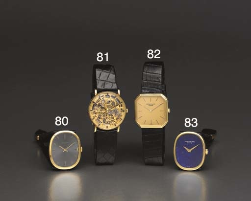 Patek Philippe. An 18K gold octagonal-shaped wristwatch with hidden lugs