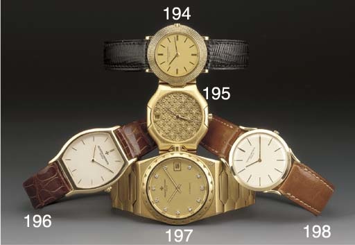 Vacheron Constantin: An 18ct. gold water resistant wristwatch.signed Vacheron Constantin, case no. 3911682, ref. 6395, movt no. 567765, 1970's