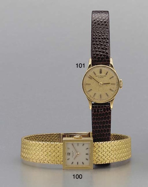 Patek Philippe. A lady's 18K gold wristwatch