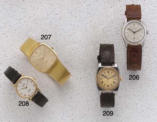 Rolex: A Ladies 18ct Gold Wristwatch