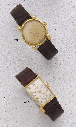 Patek Philippe: An 18ct. gold wristwatch.signed Patek Philippe, ref. 2432, case no. 652562, movement no. 952657, 1946-50