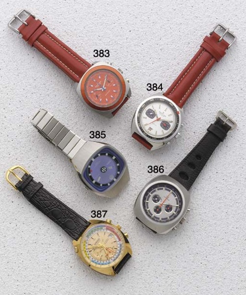 Breitling: A steel chronograph and calendar wristwatch