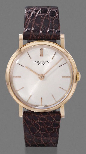 Patek Philippe. An 18K pink gold anti-magnetic wristwatch