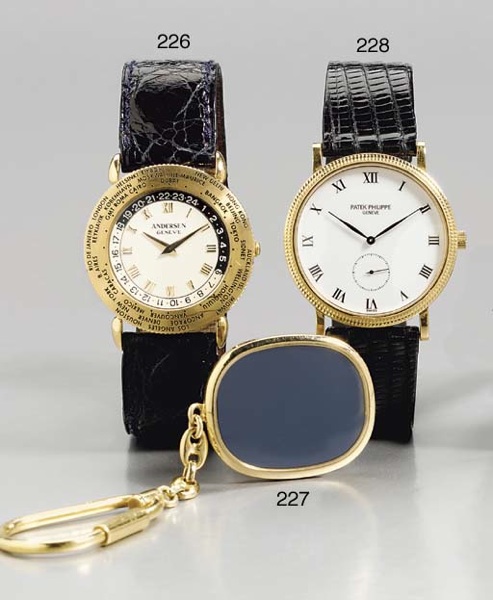 PATEK PHILIPPE. AN 18K GOLD WRISTWATCH