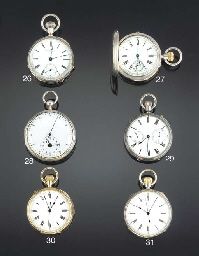 Webster. A keyless half quarter repeating lever pocket watch
