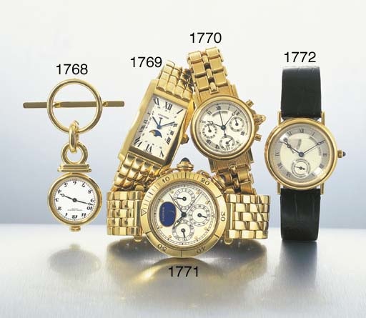 BREGUET. AN 18K GOLD WRISTWATCH WITH POWER RESERVE