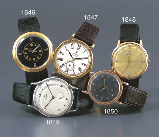 ROLEX. AN 18K GOLD WRISTWATCH