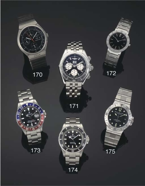 International watch Co. A Titanium Automatic Water Resistant Chronograph Wristwatch on bracelet with day and date indication