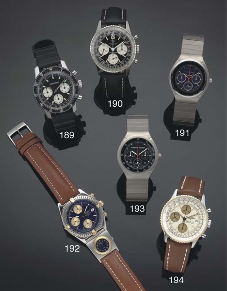 International Watch Co. A Titanium Water Resistant Quartz Chronograph Wristwatch with Calendar and Moonphase