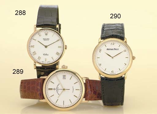 ROLEX. AN 18K GOLD WRISTWATCH