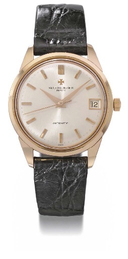 Vacheron Constantin. A fine 18K pink gold self-winding waterproof wristwatch with sweep centre seconds and date