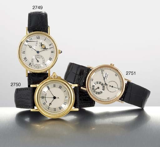 BREGUET. A LIMITED EDITION 18K PINK GOLD WRISTWATCH WITH REGULATOR DIAL