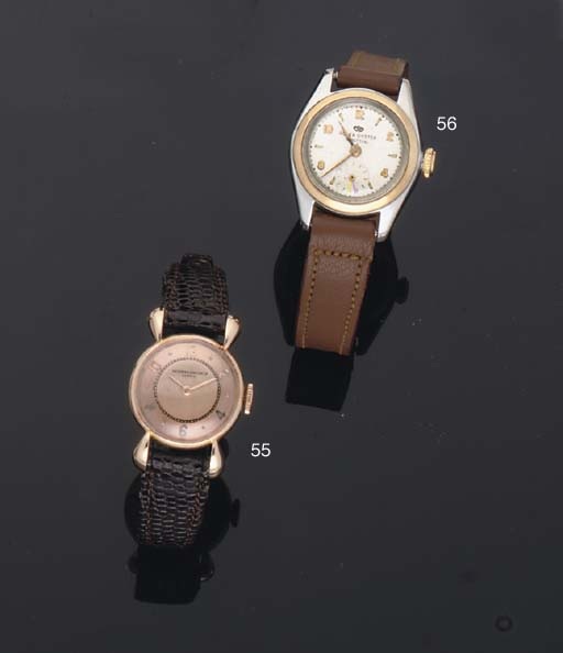Rolex. A Ladies Stainless Steel and Pink Gold Automatic Water Resistant Wristwatch