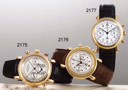 FRANCK MULLER. AN 18K PINK GOLD SPLIT SECOND CHRONOGRAPH WRISTWATCH