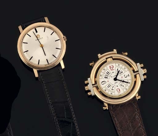 A Group of Three 18ct Gold Wristwatches