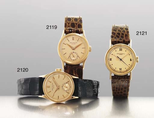 PATEK PHILIPPE. A FINE AND RARE 18K PINK GOLD WRISTWATCH WITH SWEEP CENTRE SECONDS