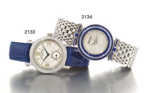 FRANCK MULLER. AN 18K WHITE GOLD AND DIAMOND-SET AUTOMATIC WRISTWATCH