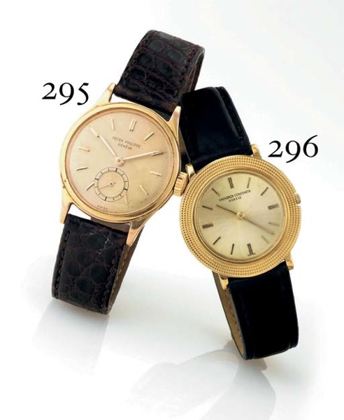 VACHERON CONSTANTIN. AN 18K GOLD WRISTWATCH