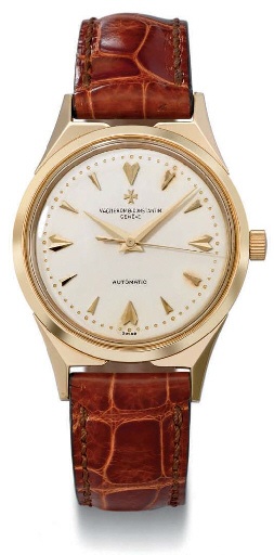 Vacheron Constantin. A fine and unusual 18K gold self-winding water-resistant wristwatch with sweep centre seconds