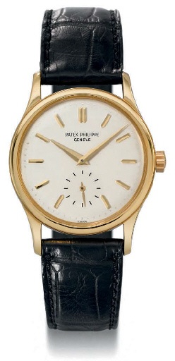 Patek Philippe. A rare 18K gold self-winding water-resistant wristwatch