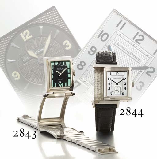 CORUM. A STAINLESS STEEL RECTANGULAR AUTOMATIC WRISTWATCH WITH CENTRE SECONDS, DATE AND BRACELET