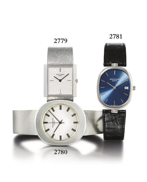 PATEK PHILIPPE. A STAINLESS STEEL WRISTWATCH WITH DATE