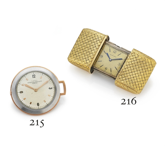 PATEK PHILIPPE. A RARE 18K PINK GOLD AND PLATINUM OPENFACE KEYLESS LEVER DRESS WATCH