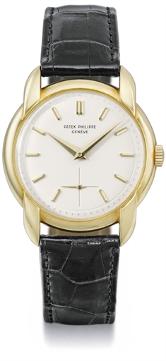 Patek Philippe. A fine and unusual 18K gold wristwatch