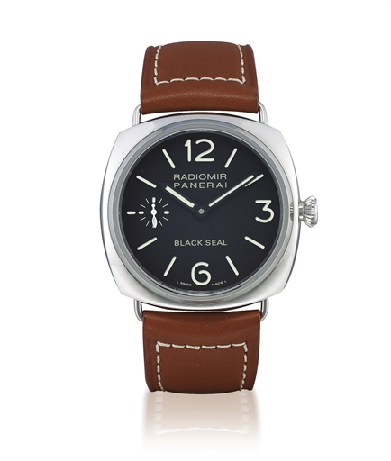 PANERAI, BLACKSEAL REF. PAM00183 G-SERIES.STAINLESS STEEL MANUAL-WINDING WRISTWATCH