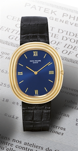 PATEK PHILIPPE, ELLIPSE REF. 3634.GOLD AUTOMATIC WRISTWATCH