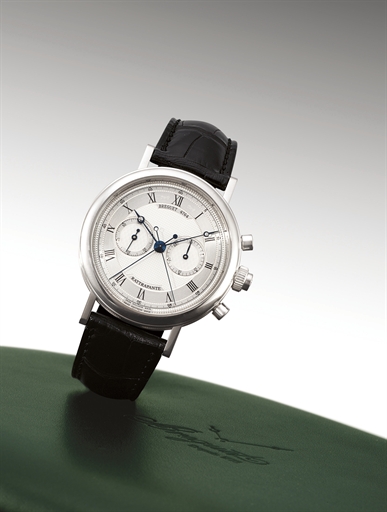 BREGUET, CLASSIQUE RATTRAPANTE REF. 5947.WHITE GOLD MANUAL-WINDING RATTRAPANTE CHRONOGRAPH WRISTWATCH