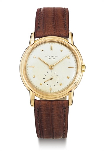 PATEK PHILIPPE. AN 18K PINK GOLD WRISTWATCH