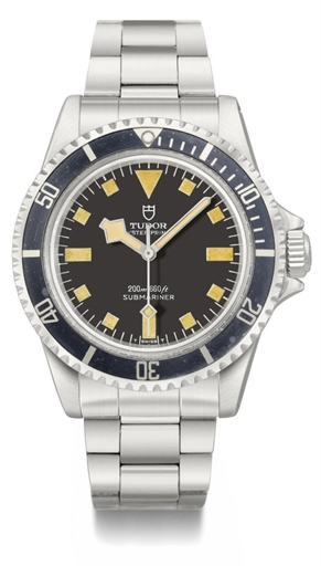 Tudor. A stainless steel automatic wristwatch with sweep centre seconds