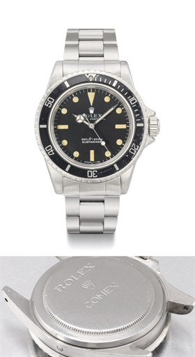 Rolex. A rare stainless steel automatic wristwatch with sweep centre seconds, hack feature, bracelet and gas escape valve, made for COMEX