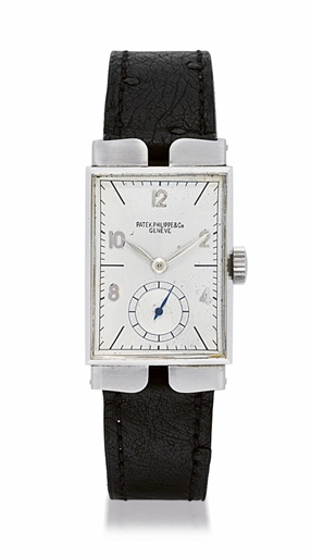 PATEK PHILIPPE CO, REF. 1544.STAINLESS STEEL MANUALLY-WOUND WRISTWATCH