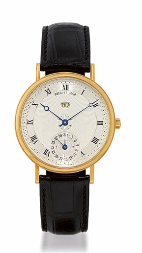BREGUET, CLASSIQUE.YELLOW GOLD AUTOMATIC PERPETUAL CALENDAR WRISTWATCH