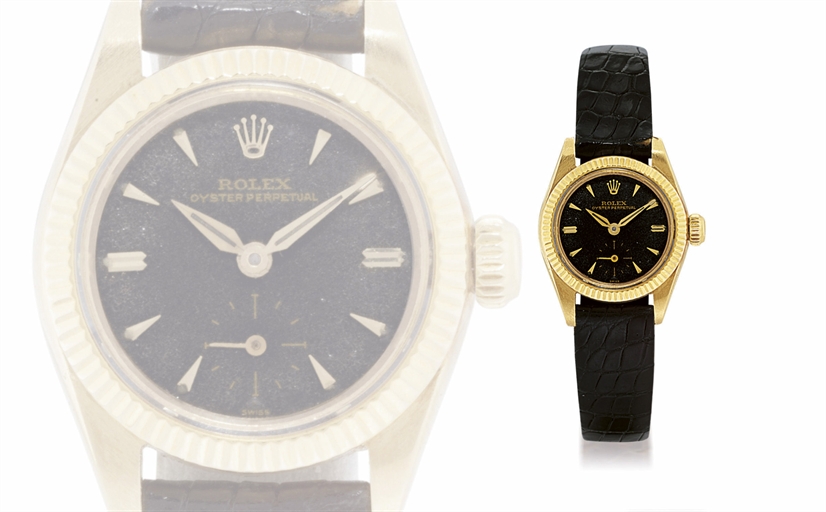 ROLEX, REF. 6509.LADY'S YELLOW GOLD AUTOMATIC WRISTWATCH