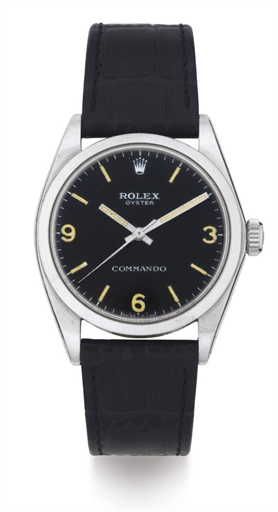 ROLEX. A RARE STAINLESS STEEL WRISTWATCH WITH CENTER SECONDS