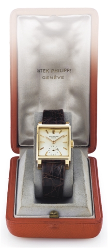 PATEK PHILIPPE. AN 18K PINK GOLD WRISTWATCH WITH ORIGINAL BOX