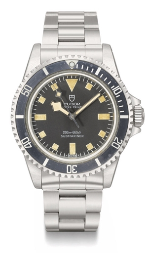 Tudor. A stainless steel automatic wristwatch with sweep centre seconds