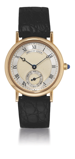BREGUET.PINK GOLD MANUALLY-WOUND WRISTWATCH