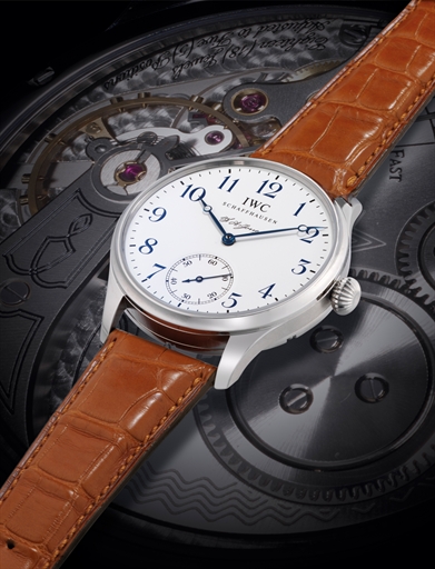 IWC, PORTUGUESE F.A. JONES.STAINLESS STEEL MANUALLY-WOUND WRISTWATCH, MADE TO COMMEMORATE IWC FOUNDER FLORENTINE ARIOSTO JONES, LIMITED EDITION OF 3000