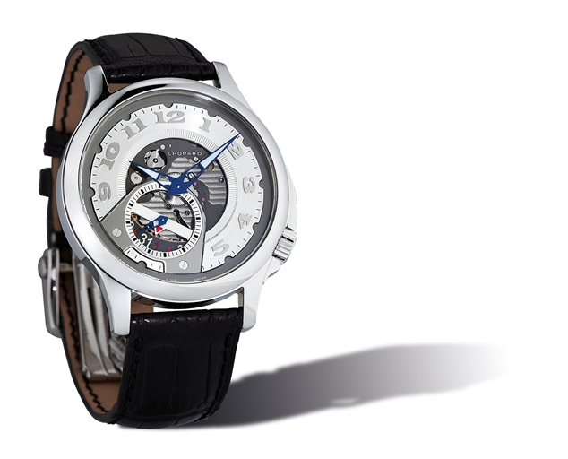 CHOPARD, L.U.C. TWIST.STAINLESS STEEL AUTOMATIC WRISTWATCH WITH DATE DISPLAY, LIMITED EDITION OF 100