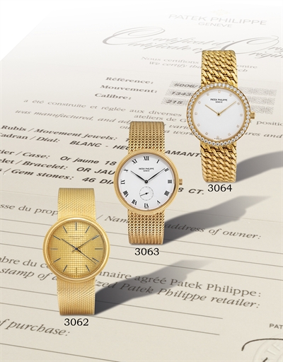 PATEK PHILIPPE, REF. 5006/17J.YELLOW GOLD AND DIAMOND-SET MANUALLY-WOUND BRACELET WATCH