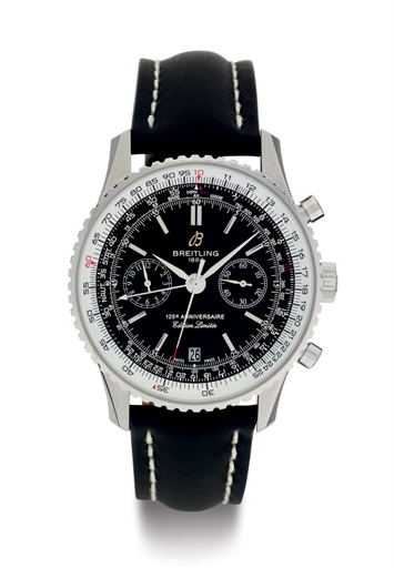 BREITLING. A LIMITED EDITION OVERSIZED STAINLESS STEEL AUTOMATIC CHRONOGRAPH WRISTWATCH WITH DATE
